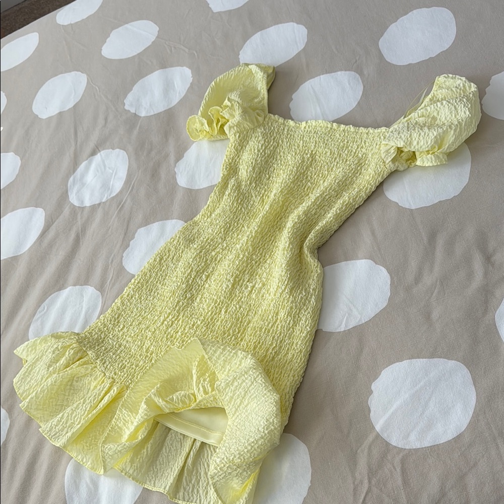 Zara Charming Yellow Women’s Dress
